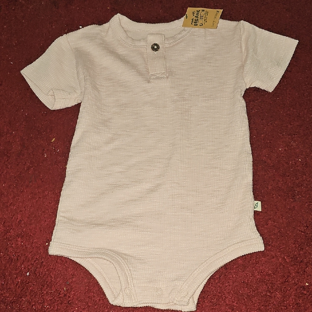 Soft Cream Baby Bodysuit